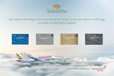 ethiopian airlines miles and more|ShebaMiles